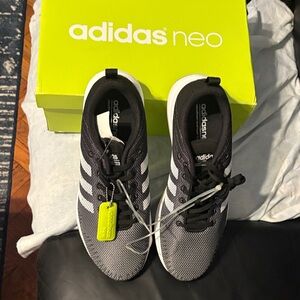 Adidas Neo Black and White Athletic Shoes size 10